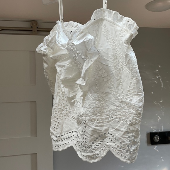 NSR White Eyelet Blouse - Picture 3 of 8